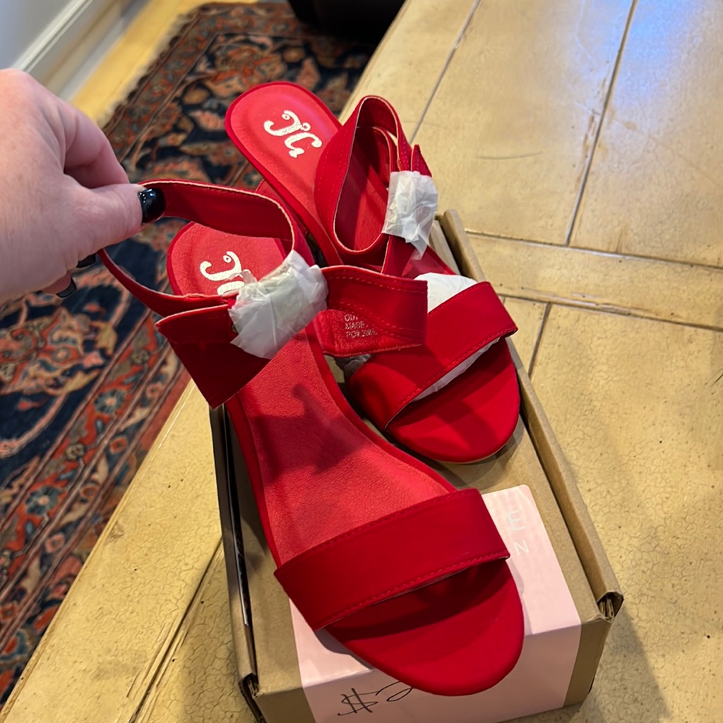 Brand New Red Sandals Brand New Red Sandals
